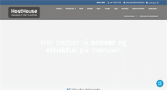 Desktop Screenshot of hosthouse.dk